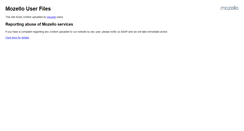 Desktop Screenshot of mozfiles.com