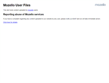 Tablet Screenshot of mozfiles.com